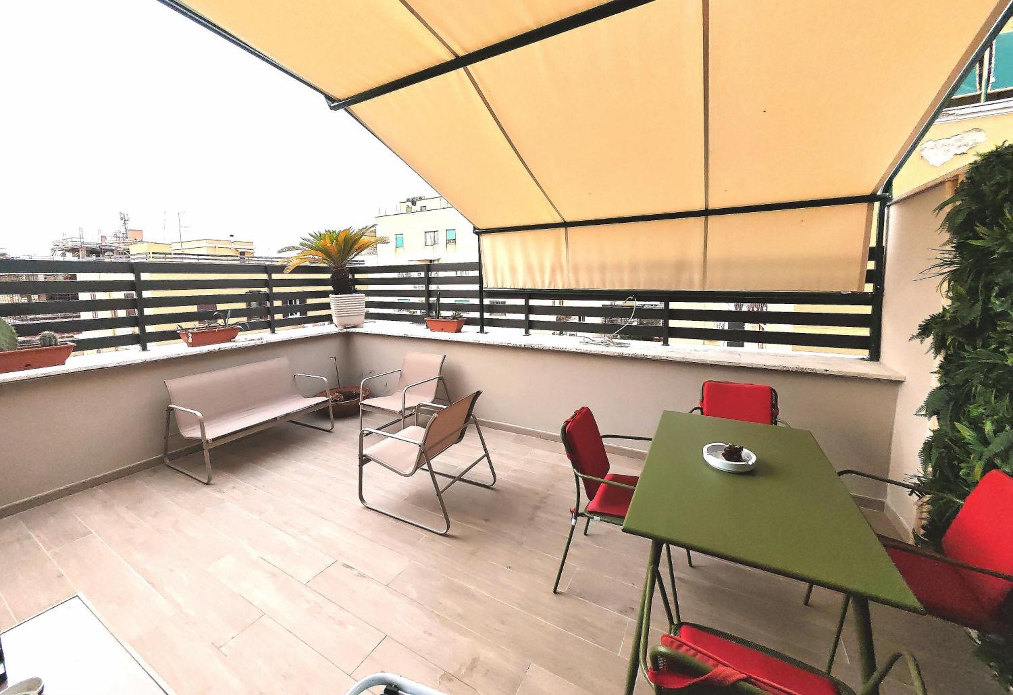Apartmán Attico Urbano Terrazza Su Roma Metro A Cornelia Exteriér fotografie