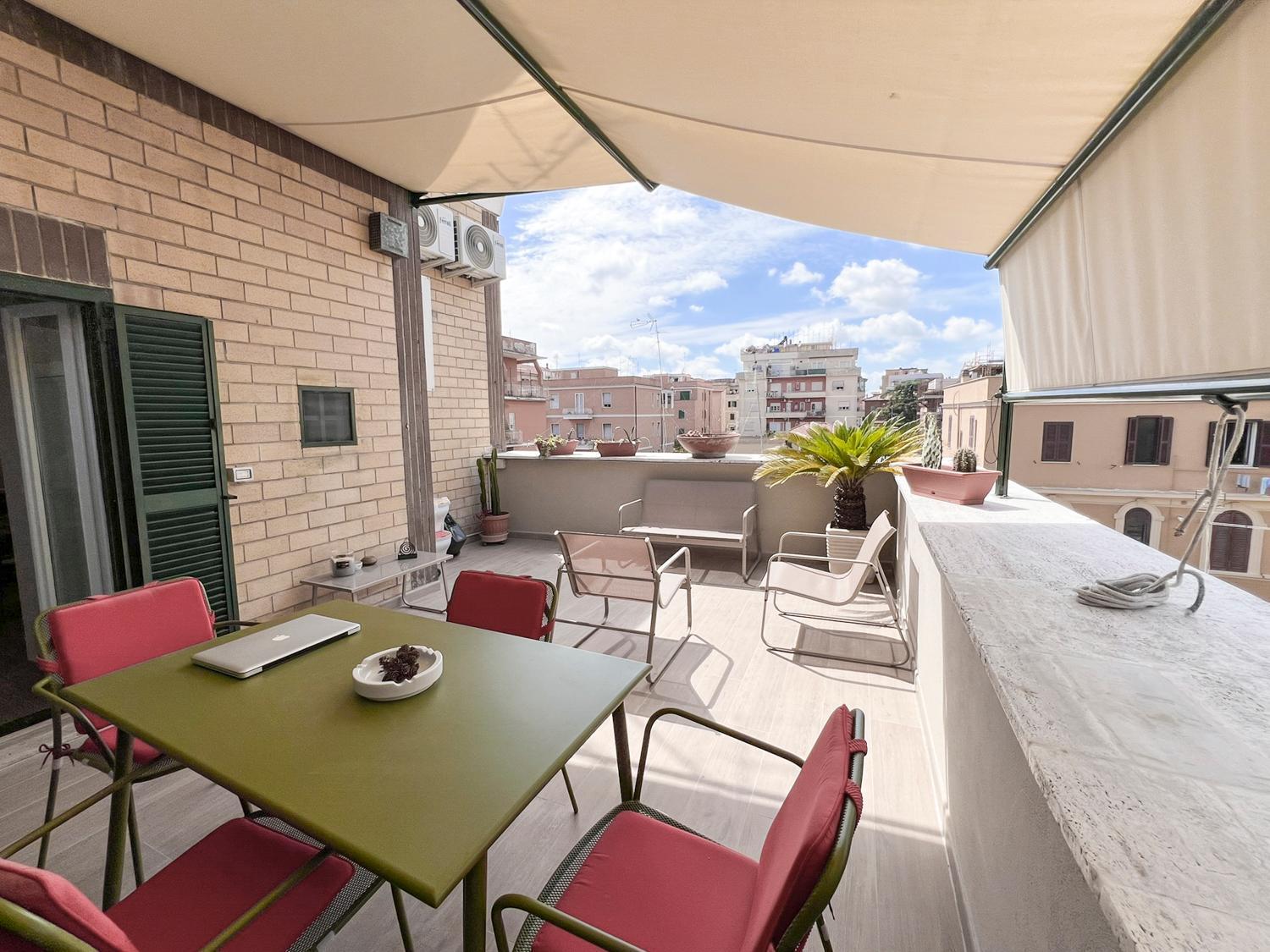 Apartmán Attico Urbano Terrazza Su Roma Metro A Cornelia Exteriér fotografie