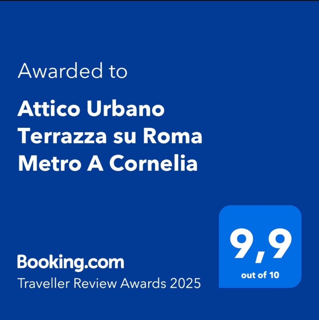 Apartmán Attico Urbano Terrazza Su Roma Metro A Cornelia Exteriér fotografie